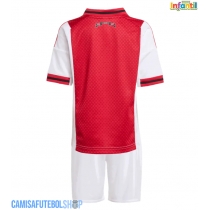 Camisa de time de futebol Ajax Replicas 1º Equipamento Infantil 2025-26 Manga Curta (+ Calças curtas)